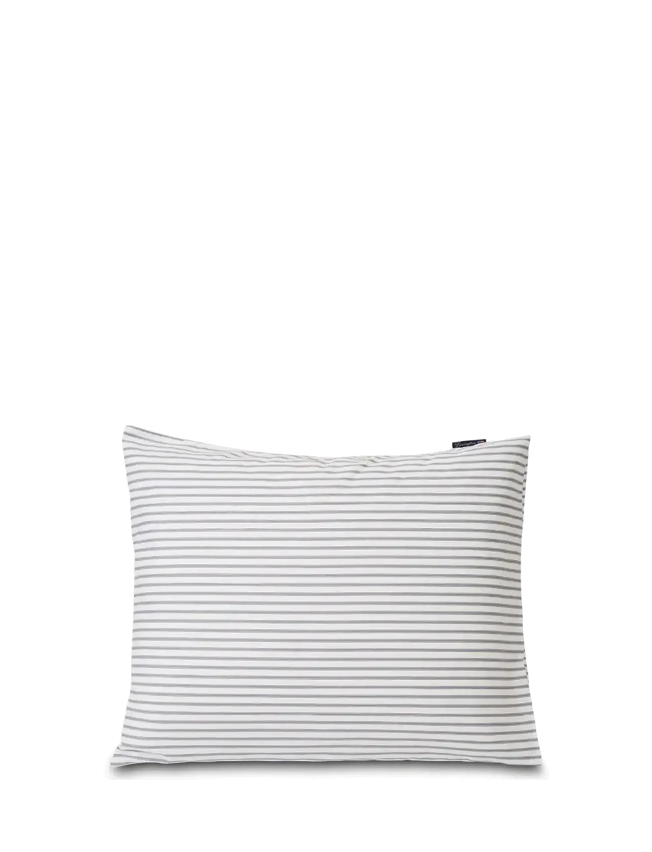 Lexington Home Striped Tencel/Cotton Pillowcase - Pudebetræk - WHITE/STEEL BLUE / white