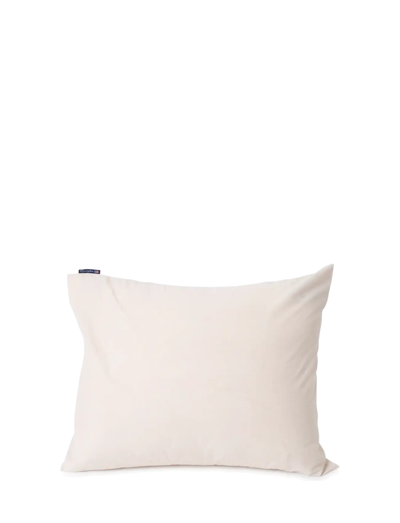 Lexington Home Beige/White Contrast Cotton Chambray Pillowcase - Tekstiler - BEIGE/WHITE / beige