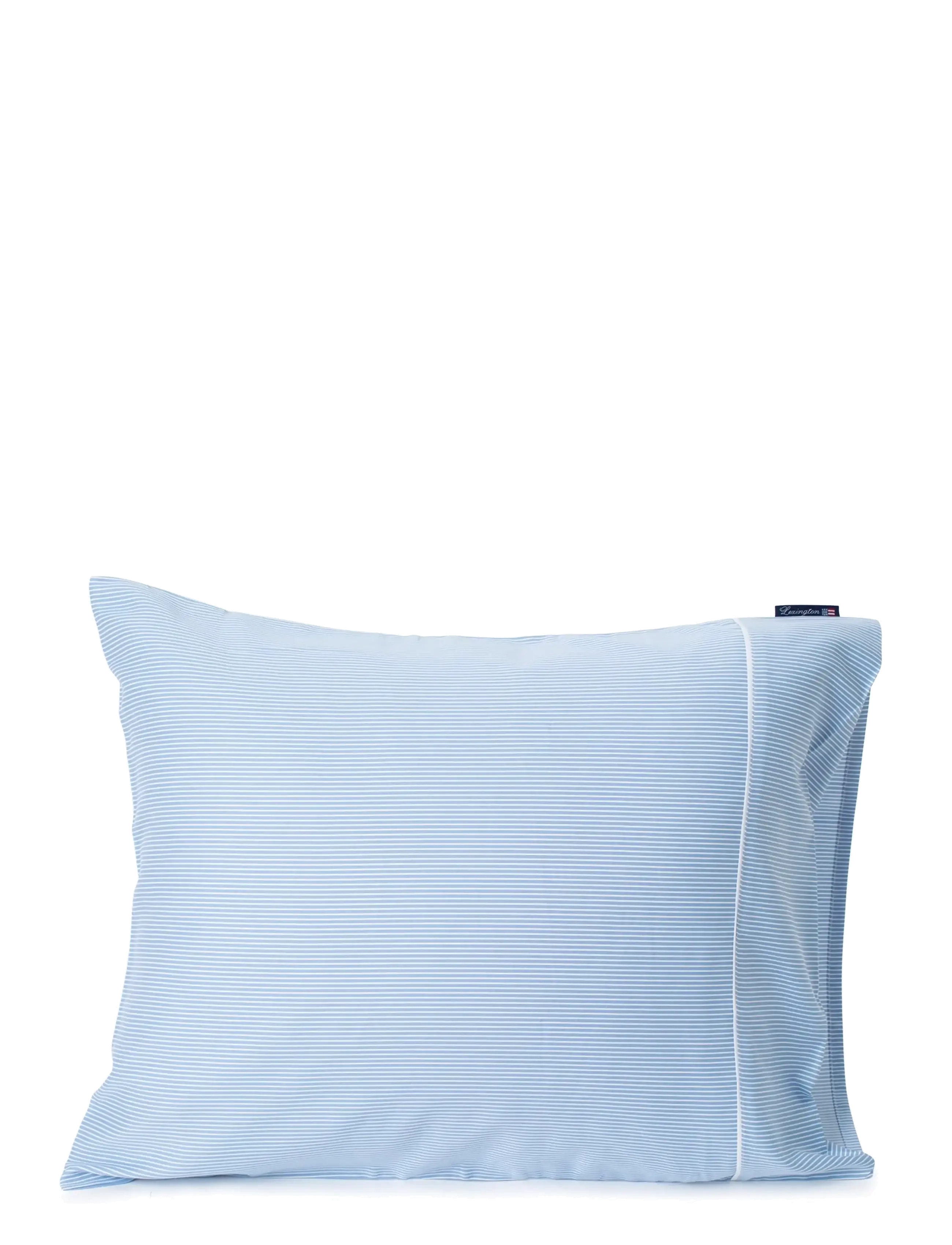 Lexington Home Blue/White Striped Tencel/Cotton Pillowcase - Julegave - BLUE/WHITE / blue