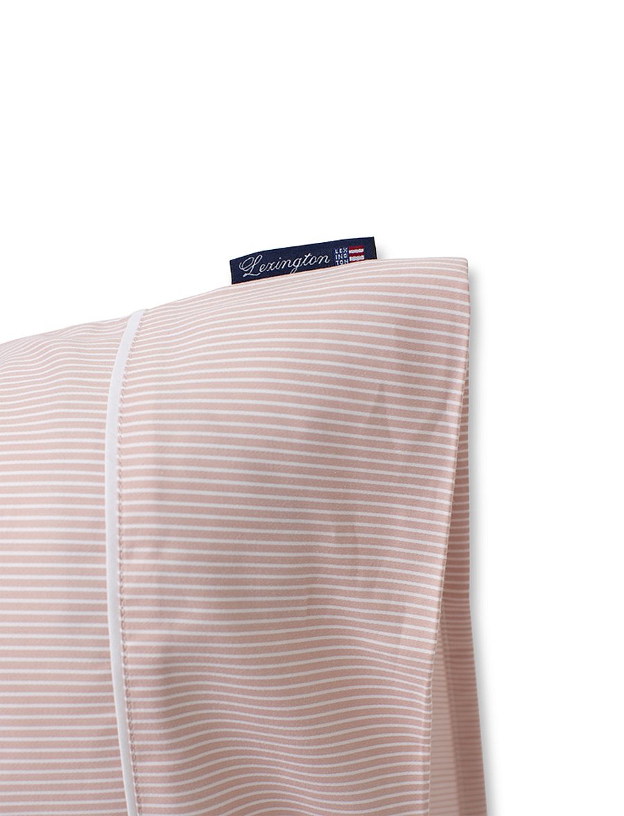 Lexington Home - Pink/White Striped Tencel/Cotton Pillowcase - pink/white - 2