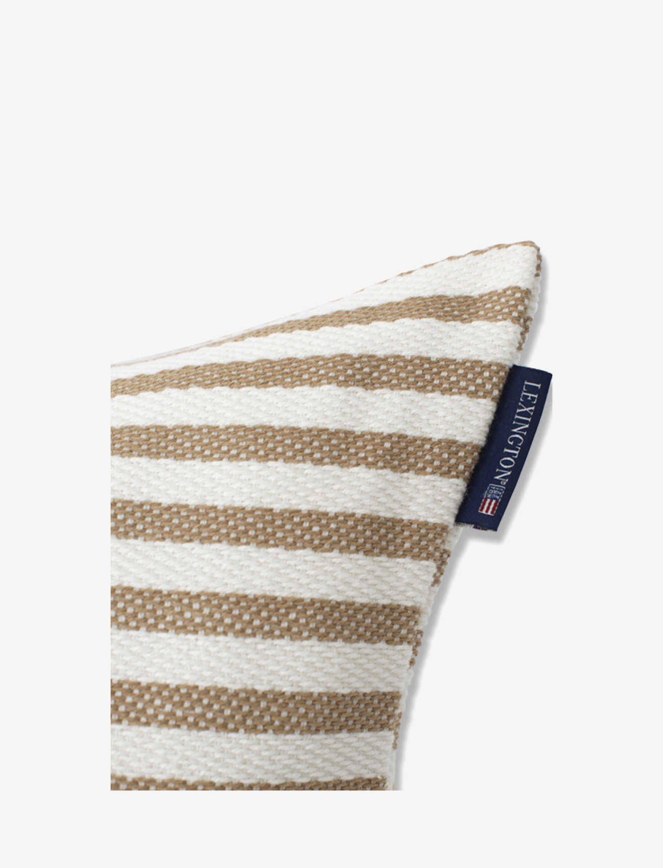 Lexington Home - Block Striped Recycled Cotton Pillow Cover - beige - 1