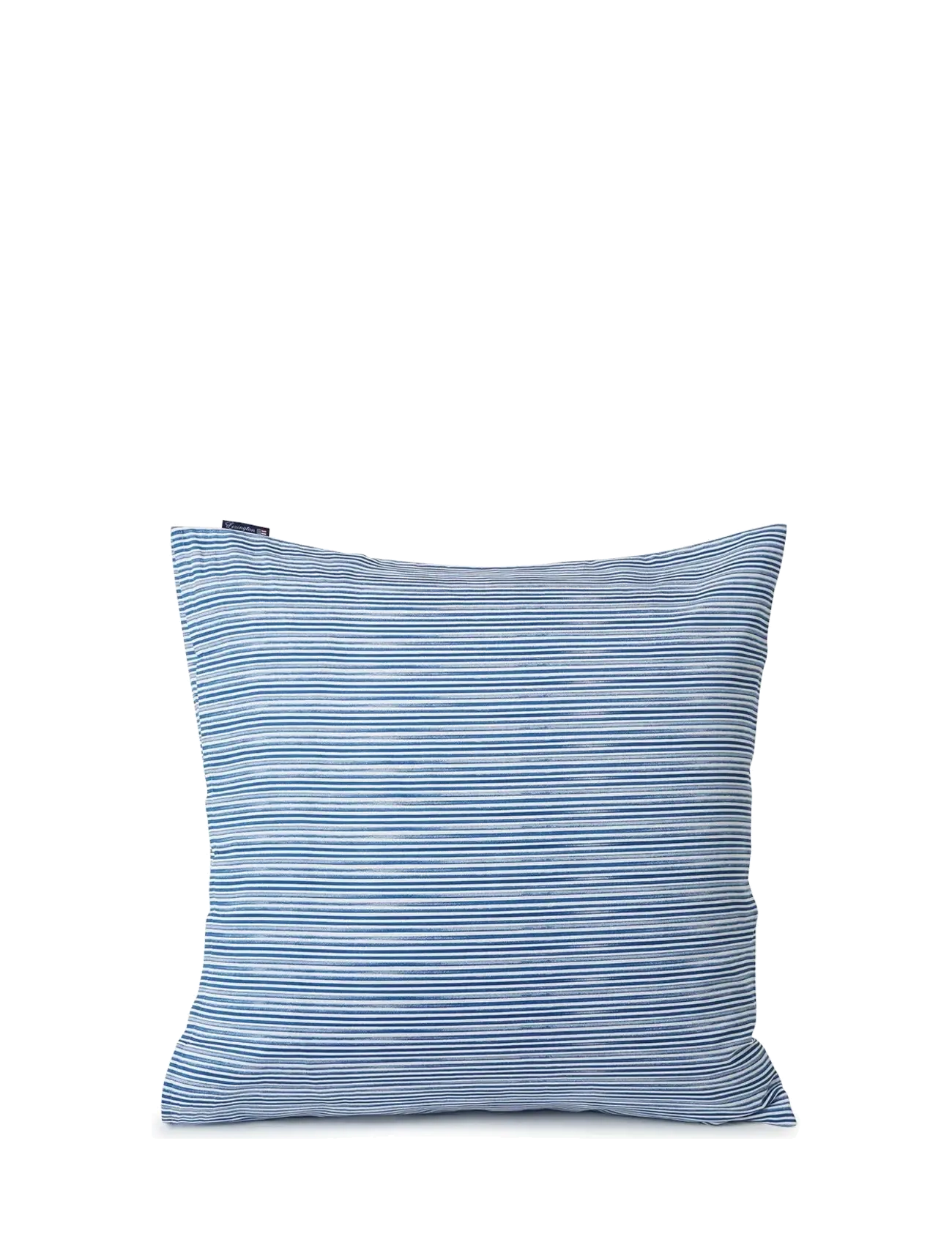 Lexington Home Blue Striped Organic Cotton Sateen Pillowcase - Textilien - BLUE/WHITE / blue