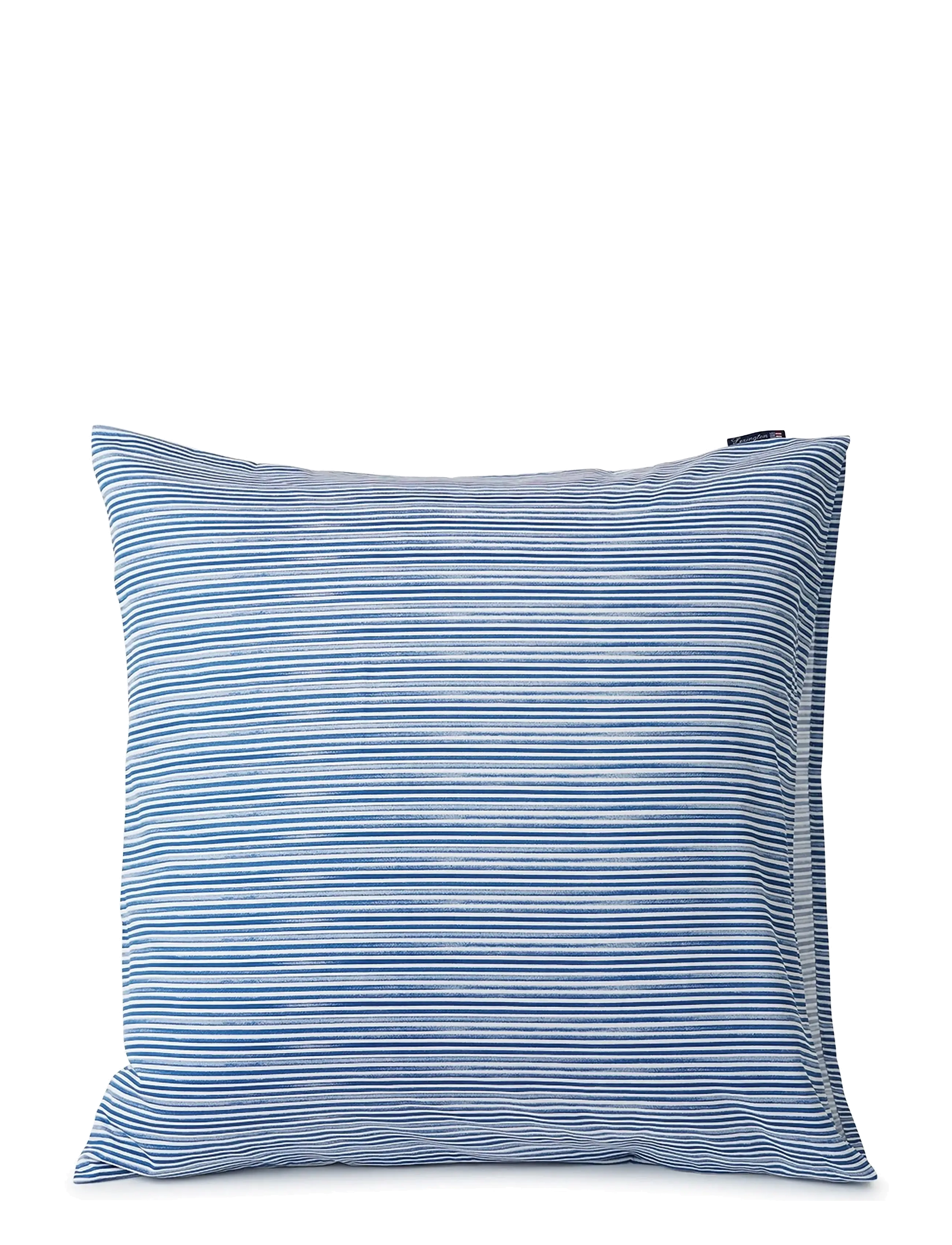 Lexington Home - Blue Striped Organic Cotton Sateen Pillowcase - blue/white - 1