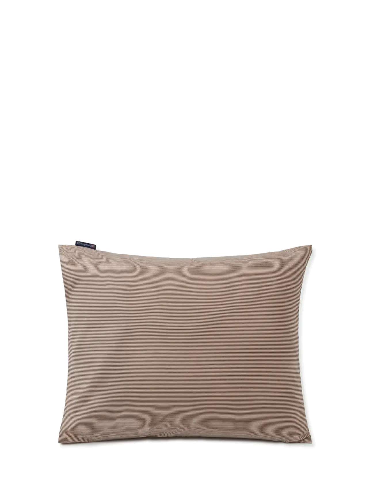 Lexington Home - Beige/Dk Gray Striped Cotton Poplin Pillowcase - beige/dk gray - 1