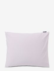 Striped Cotton Poplin Pillowcase - LT LILAC