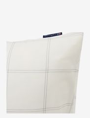 Lexington Home - Checked Lyocell/Cotton Pillowcase - laagste prijzen - off white/dk blue - 2
