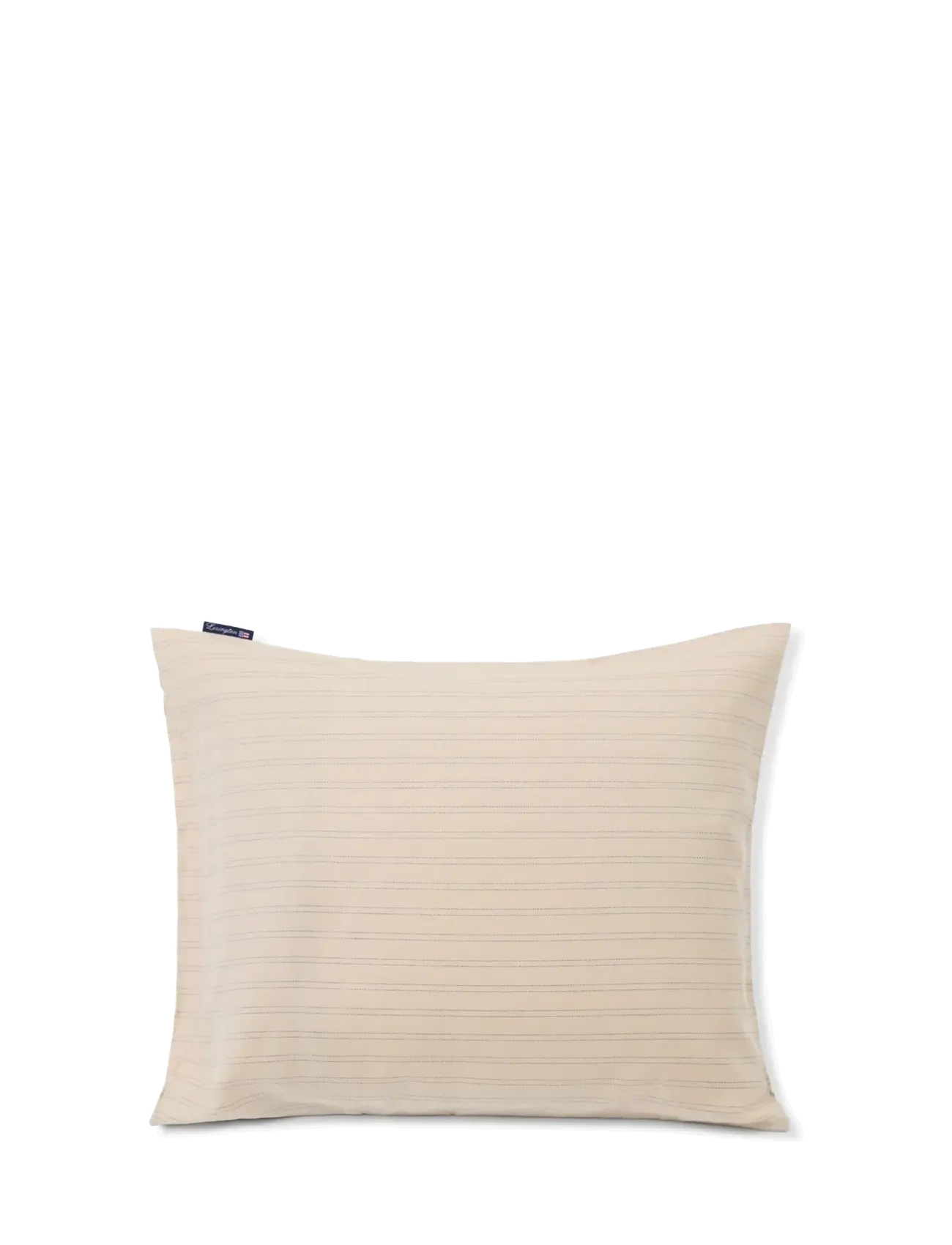 Lexington Home - Beige/Dk Blue Striped Lyocell/Cotton Pillowcase - lt beige/dk blue - 1