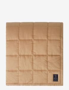 Check Quilted Viscose Sateen Bedspread, Lexington Home