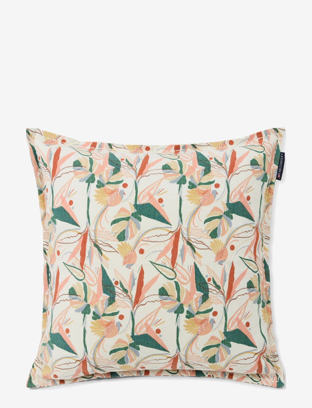 Lexington Home - Multi Color Printed Linen/Cotton Pillow Cover - shop etter pris - white multi - 0