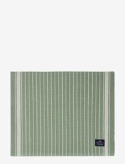 Lexington Home - Striped Organic Cotton Rips Runner - tablecloths & runners - green/white - 0