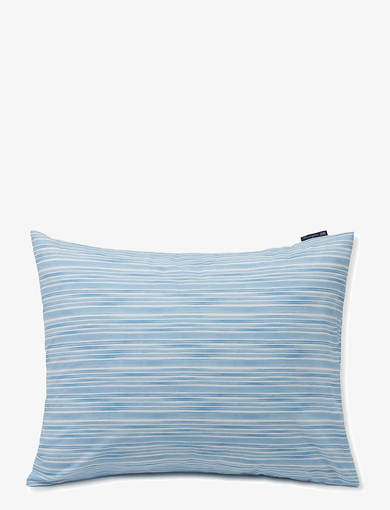 Lexington Home - Blue/White Striped Cotton Poplin Pillowcase - blue/white - 0