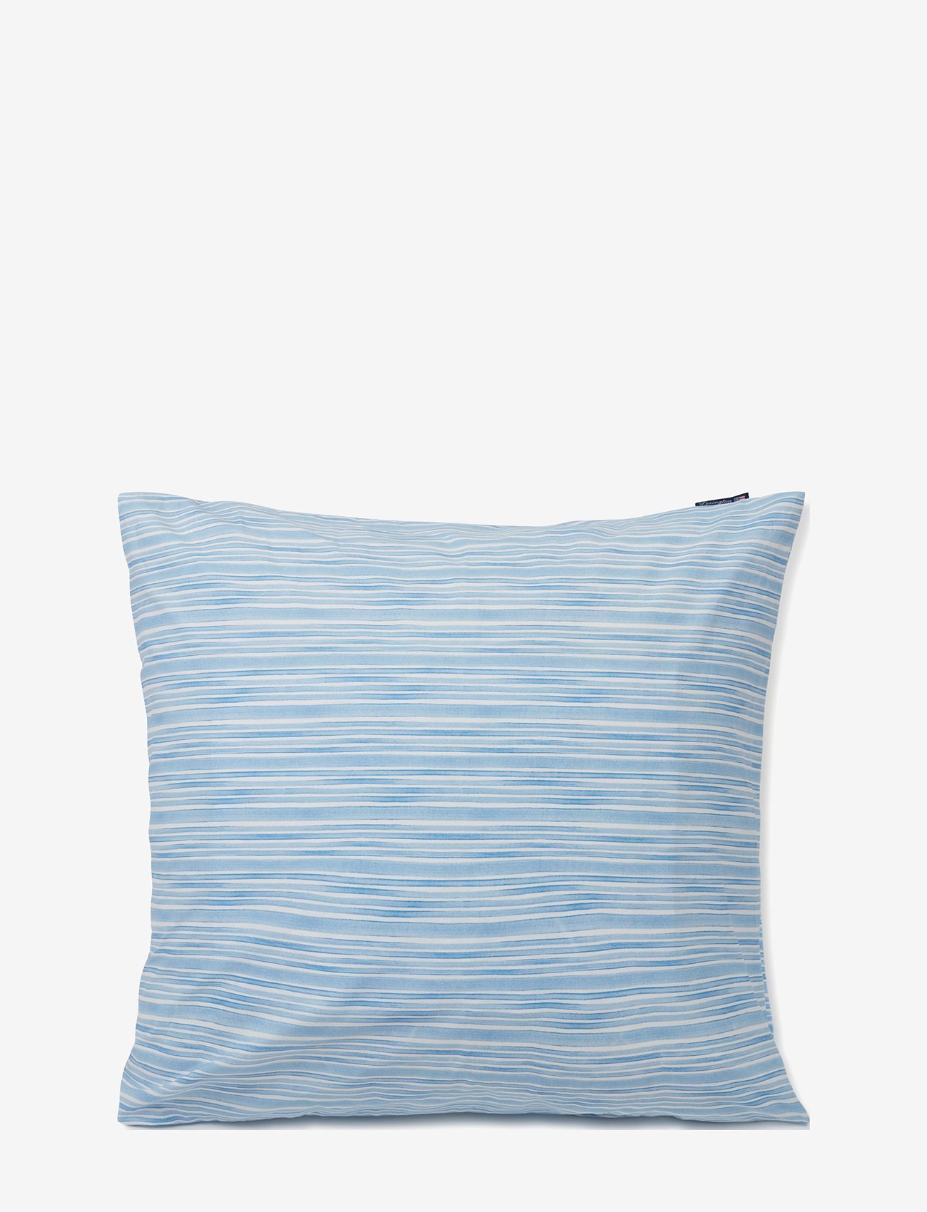 Lexington Home - Blue/White Striped Cotton Poplin Pillowcase - laveste priser - blue/white - 0