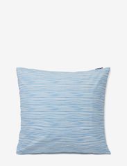 Blue/White Striped Cotton Poplin Pillowcase - BLUE/WHITE
