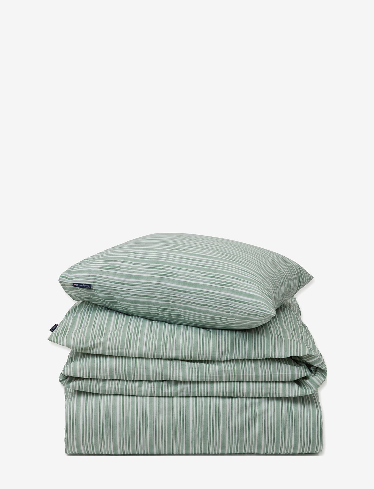 Lexington Home - Green/White Striped Cotton Poplin Bed Set - voodiriiete komplektid - green/white - 0