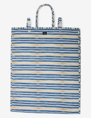 Lexington Home - Blue/Oat Striped Cotton Canvas Beach Mat - home - blue/white/oat - 1