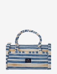 Lexington Home - Blue/Oat Striped Cotton Canvas Beach Mat - kodu - blue/white/oat - 2