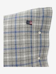 Lexington Home - Gray/Blue Checked Cotton Flannel Pillowcase - laagste prijzen - gray melange/blue/white - 1
