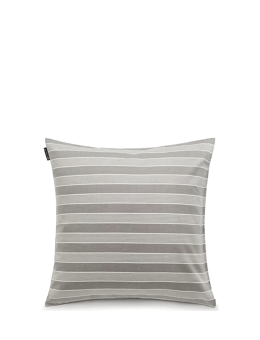 Lexington Home - Gray/White Striped Lyocell/Cotton Pillowcase - kopfkissenbezüge - gray/off white - 1