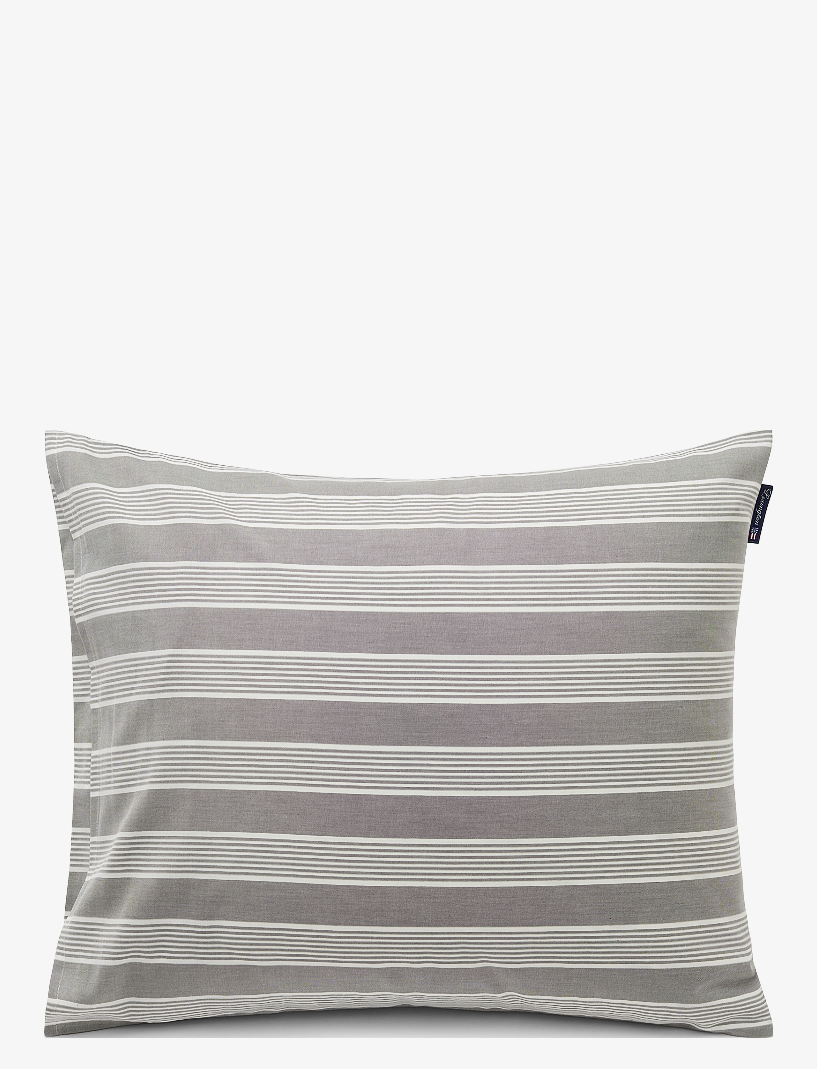Lexington Home - Gray/White Striped Lyocell/Cotton Pillowcase - pudebetræk - gray/off white - 2