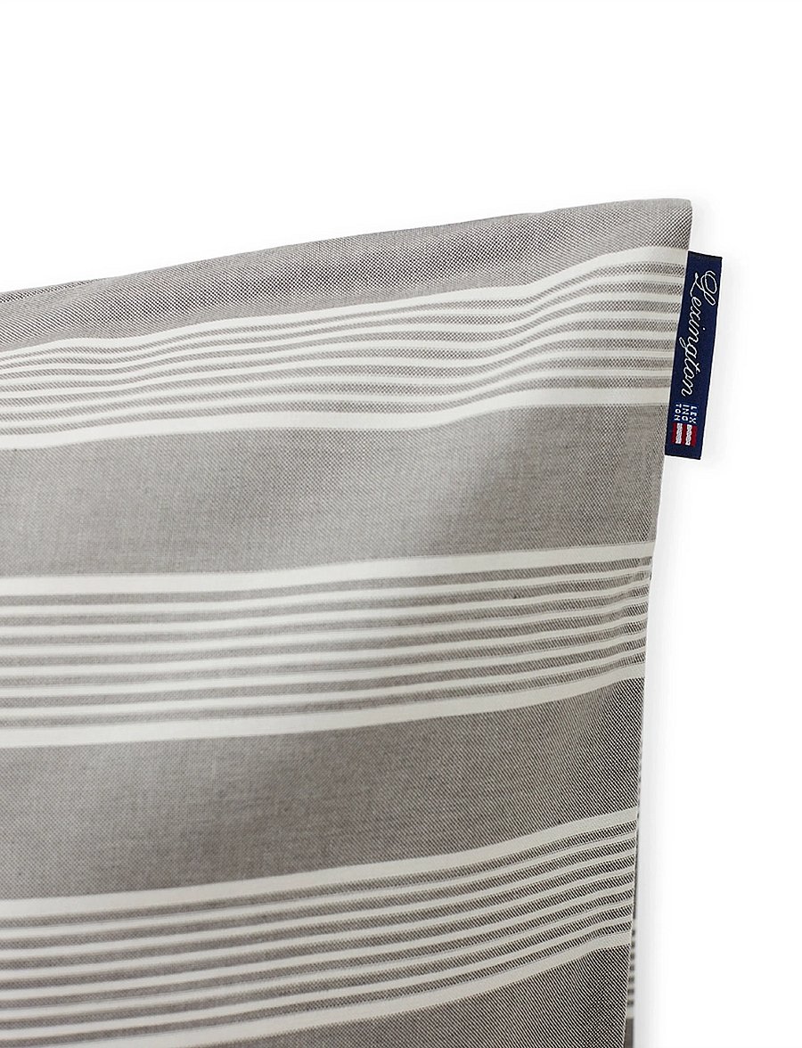 Lexington Home - Gray/White Striped Lyocell/Cotton Pillowcase - kopfkissenbezüge - gray/off white - 4