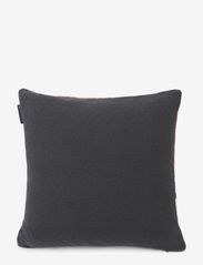 Lexington Home - Vertical Striped Cotton Pillow Cover - cushion covers - copper/gray - 1