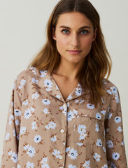 Lexington Home - Avery Lyocell Printed Flower Nightshirt - geburtstagsgeschenke - beige multi - 4