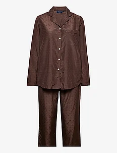 Melinda Viscose/Cotton Jacquard Dot Pajama Set, Lexington Home