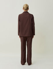 Lexington Home - Melinda Viscose/Cotton Jacquard Dot Pajama Set - verjaardagscadeaus - brown - 5