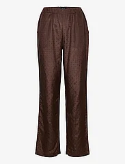 Lexington Home - Melinda Viscose/Cotton Jacquard Dot Pajama Set - geburtstagsgeschenke - brown - 2