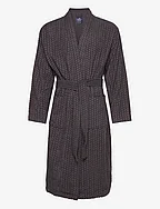 Unisex Cotton/Lyocell Structured Robe - CHARCOAL