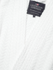 Lexington Home - Unisex Cotton/Lyocell Structured Robe - white - 5