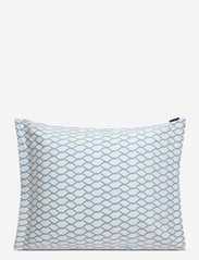 White/Blue Rope Printed Cotton Poplin Pillowcase - WHITE/BLUE