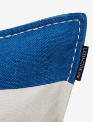 Lexington Home - Block Stripe Printed Recycled Cotton Pillow Cover - dekoratīvas spilvendrānas - blue/white - 2