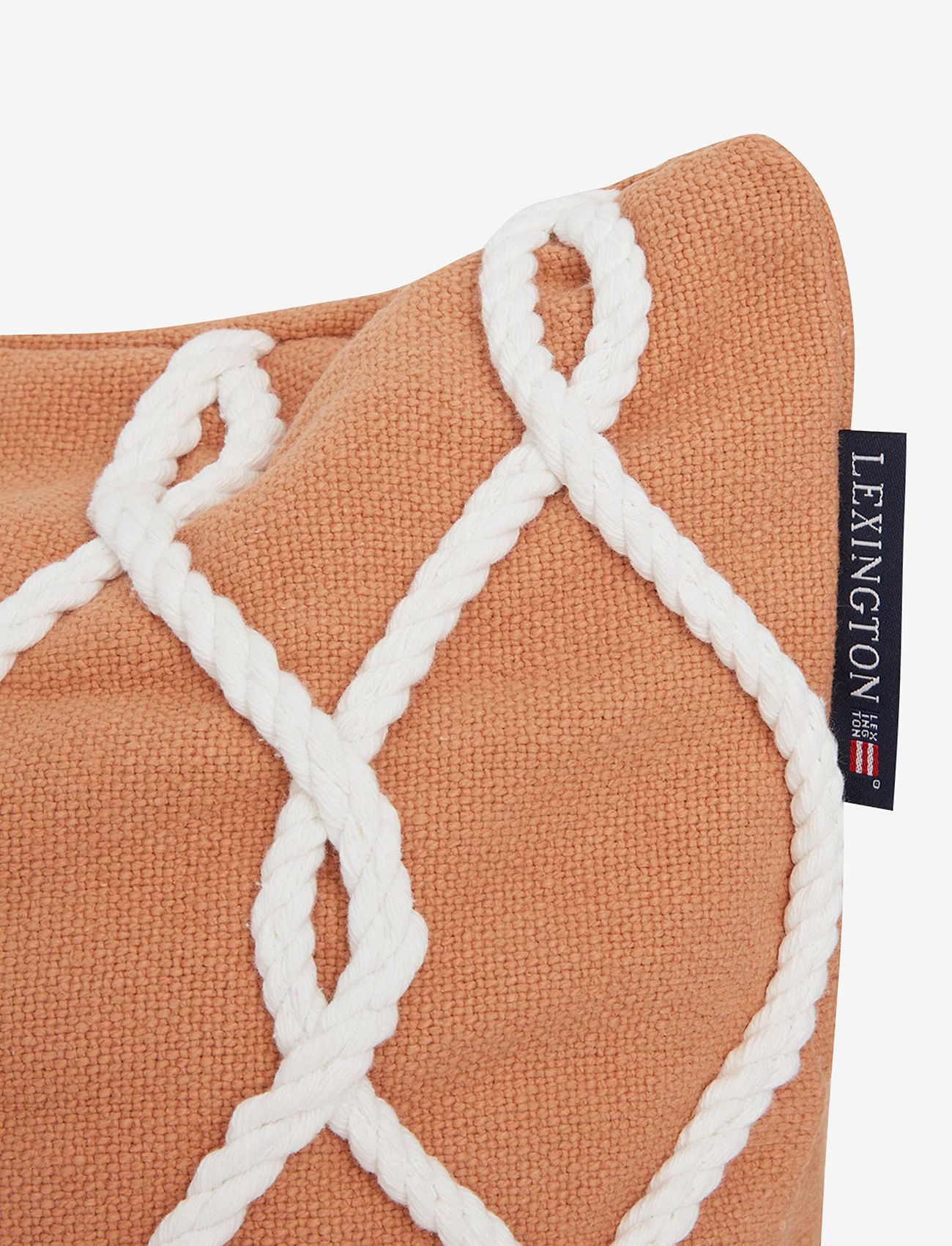Lexington Home - Rope Deco Recycled Cotton Canvas Pillow Cover - köp efter pris - beige/white - 2