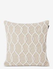 Lexington Home - Rope Deco Recycled Cotton Canvas Pillow Cover - kussenhoezen - lt beige/white - 0