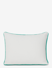 Lexington Home - Beach Club Small Embroidered Organic Cotton Pillow - dekoratīvas spilvendrānas - white/blue/green - 1