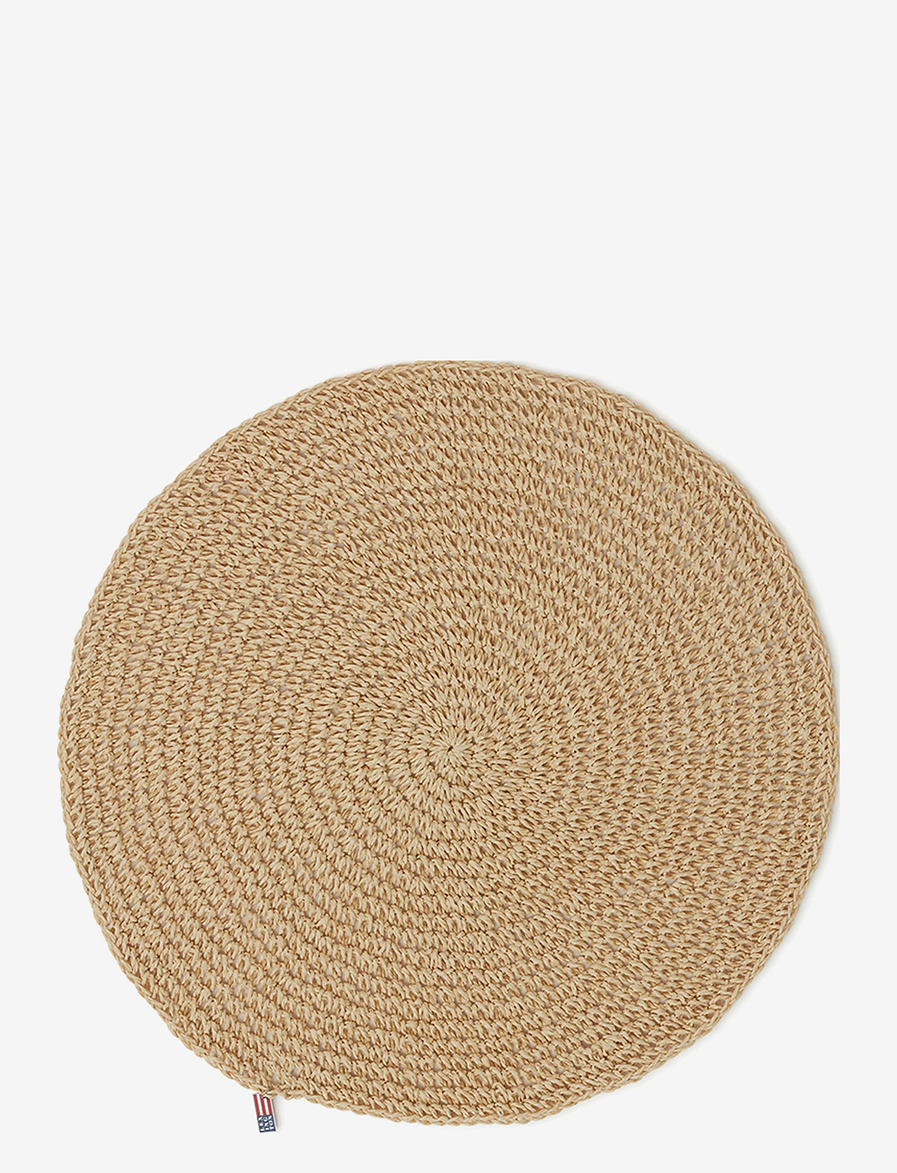 Lexington Home - Round Recycled Paper Straw Placemat - mažiausios kainos - natural - 0