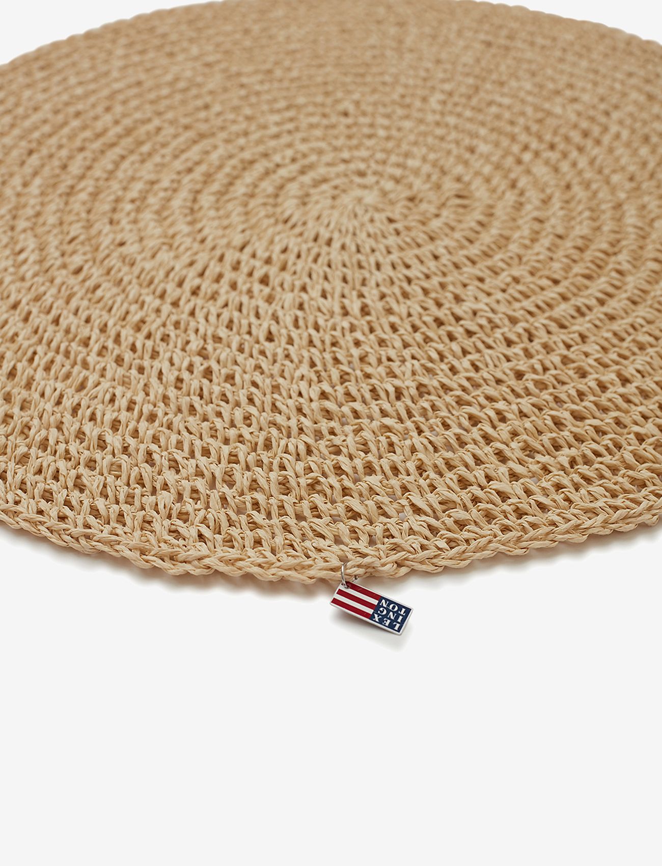 Lexington Home - Round Recycled Paper Straw Placemat - mažiausios kainos - natural - 1