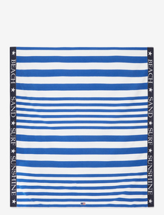 Striped Cotton Terry Family Beach Towel, Lexington Home