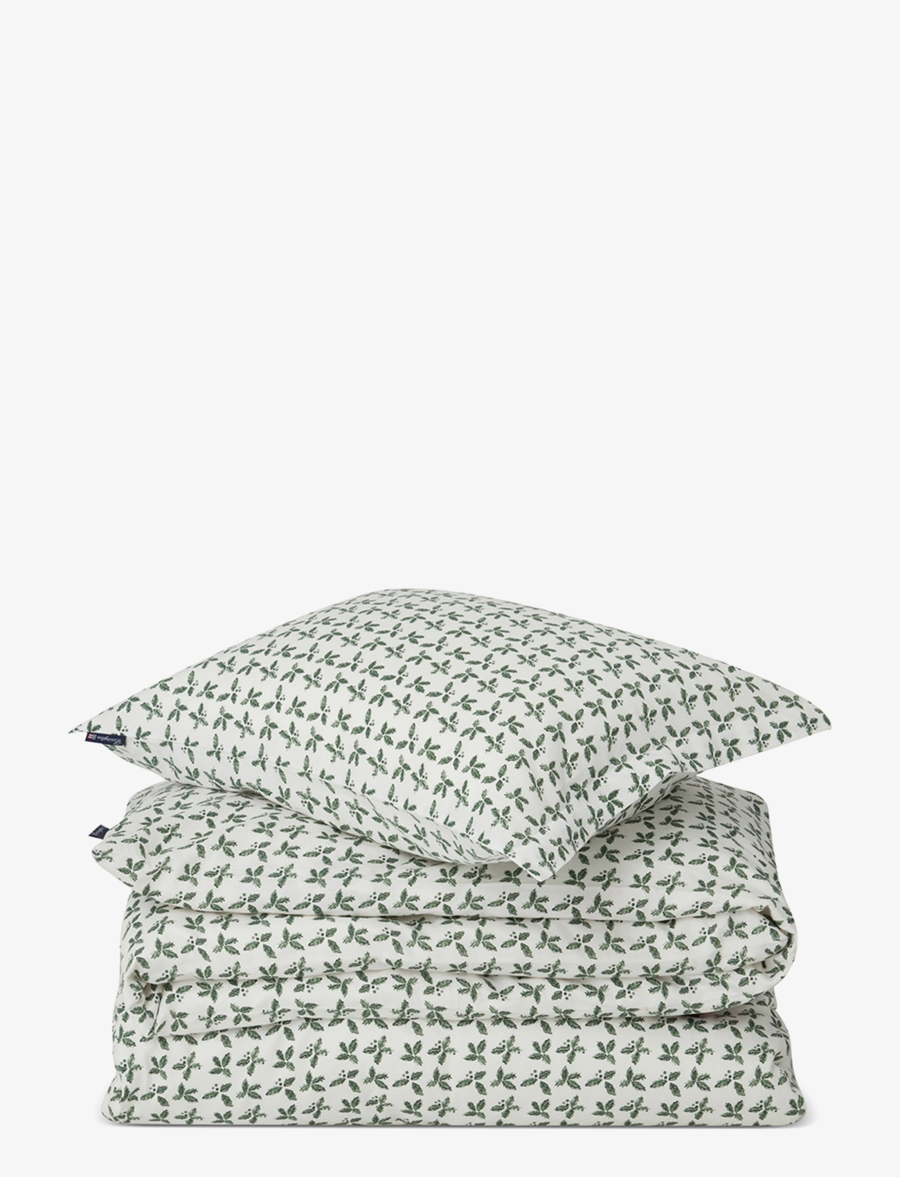 Lexington Home Holly Printed Cotton Sateen Bed Set - Presenter - WHITE/GREEN / multi