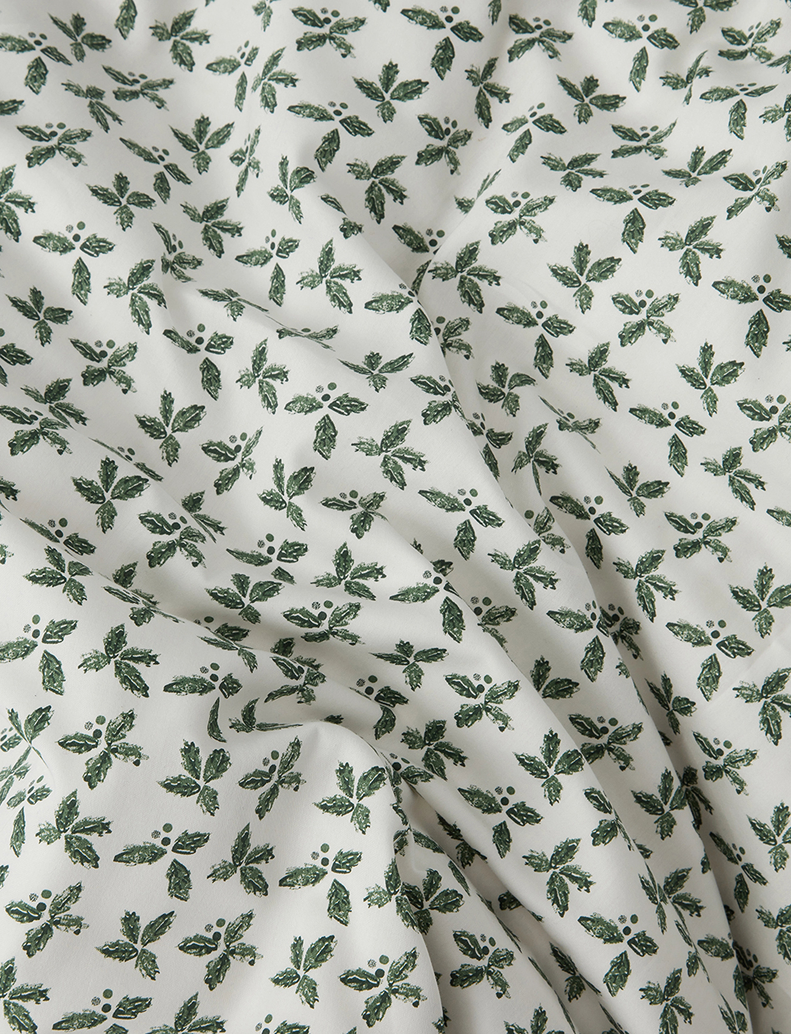 Lexington Home - Holly Printed Cotton Sateen Bed Set - bettwäsche-set - white/green - 2
