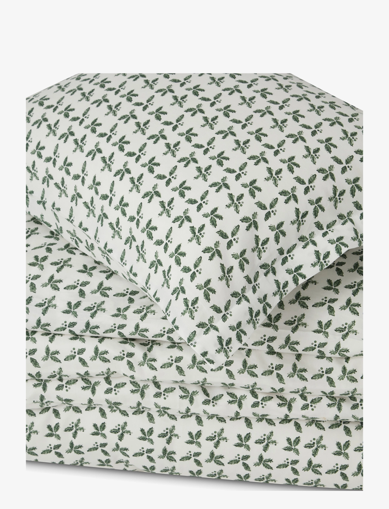 Lexington Home - Holly Printed Cotton Sateen Bed Set - bettwäsche-set - white/green - 1