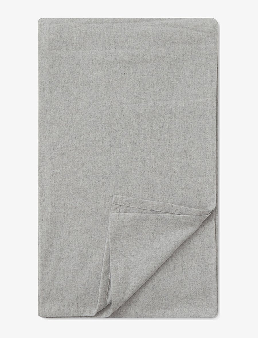 Lexington Home - American Cotton Flannel Sheet Lt Gray Melange - lt gray melange - 1