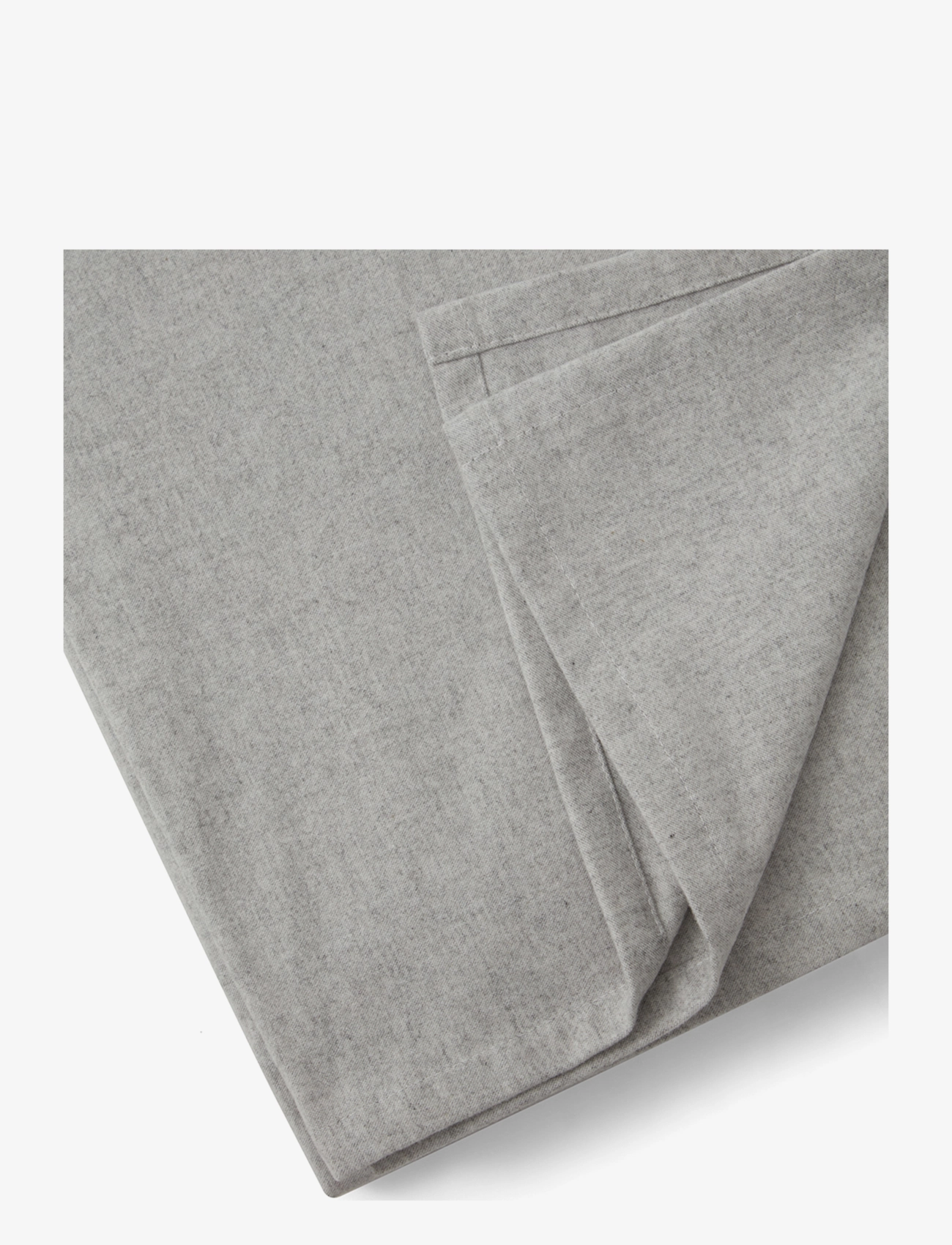 Lexington Home - American Cotton Flannel Sheet Lt Gray Melange - lt gray melange - 3