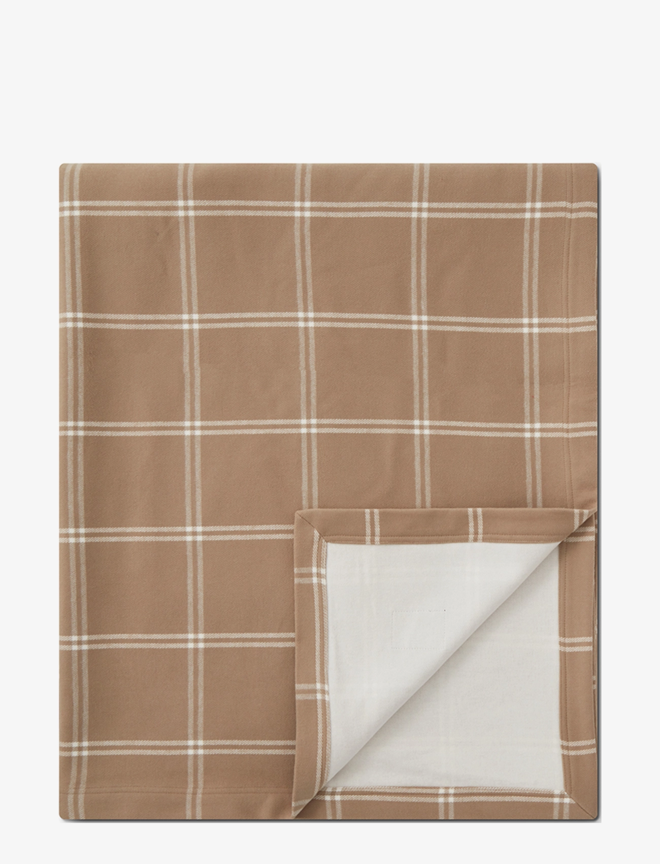 Lexington Home - Checked Brushed Cotton Bedspread - beige/off white - 1
