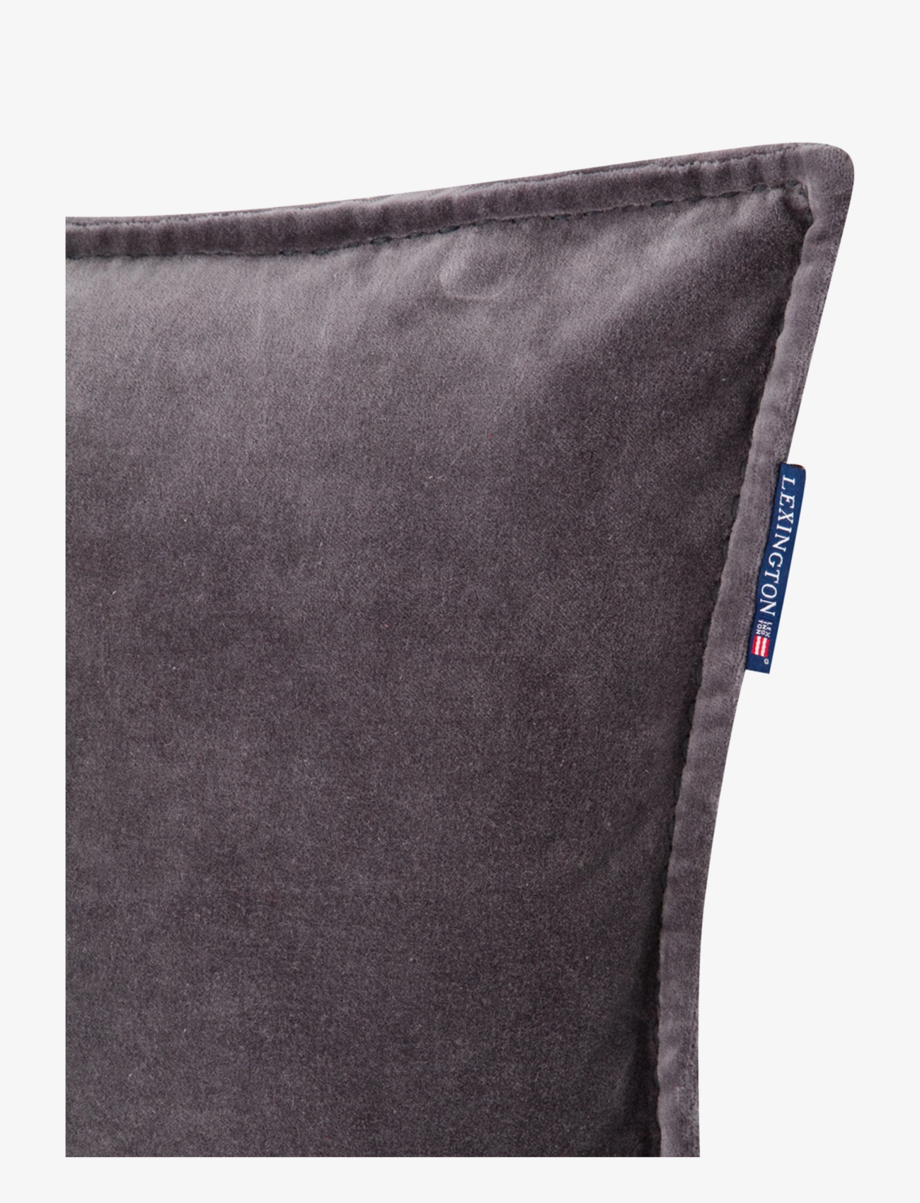 Lexington Home - Velvet Cotton Pillow Cover - gray - 2