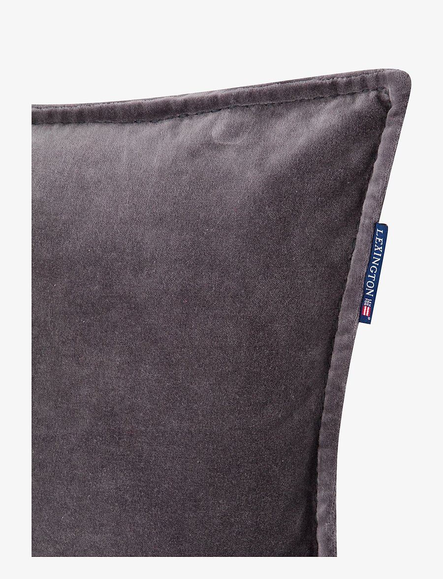 Lexington Home - Velvet Cotton Pillow Cover - gray - 2