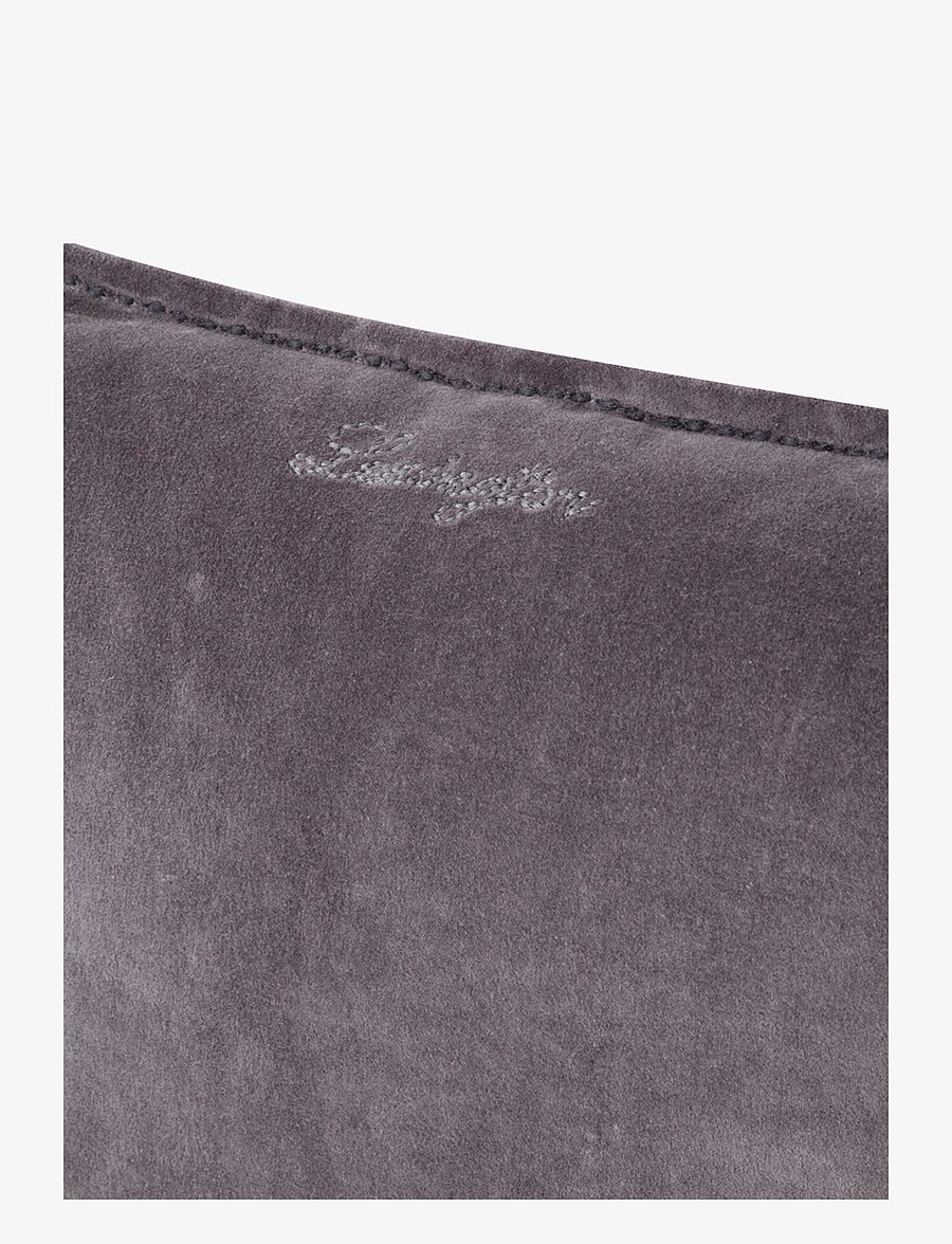 Lexington Home - Velvet Cotton Pillow Cover - gray - 3