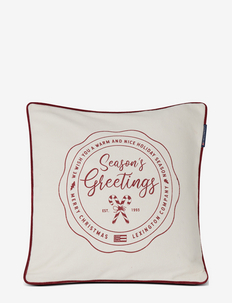 Seasons Greatings Recycled Cotton Pillow Cover, Lexington Home
