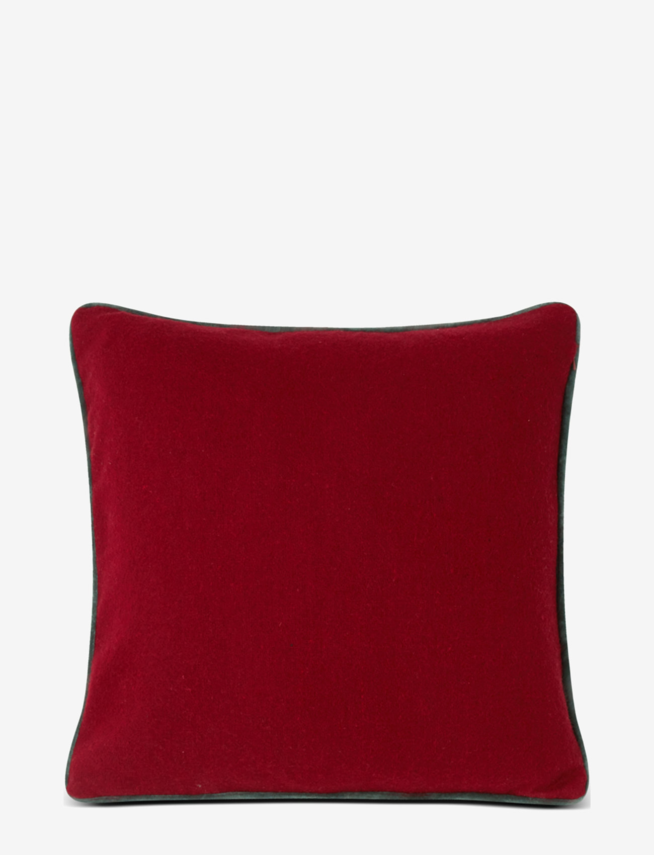 Lexington Home - Holly Embroidered Wool Mix Pillow Cover - dekoratīvas spilvendrānas - red/green - 1